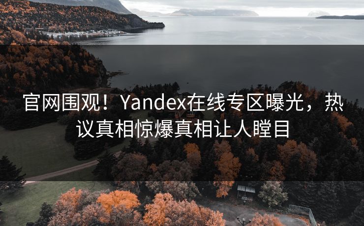 官网围观！Yandex在线专区曝光，热议真相惊爆真相让人瞠目